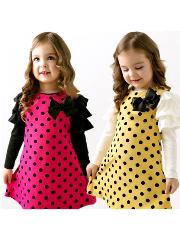 Sweetheart Baby Girls Toddler Kids Cute Polka Dot ...