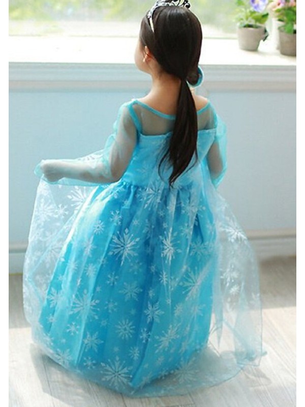 Kids Clothing Baby New Fashion Stage Performance dress Girl long sleeve Princess dress 2-7 Y