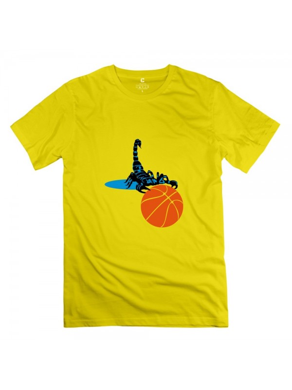 Men's Customize Basketball Scorpion T-shirt