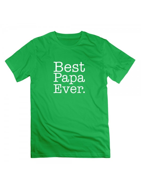 Men's Custom Best Papa Ever T-shirt