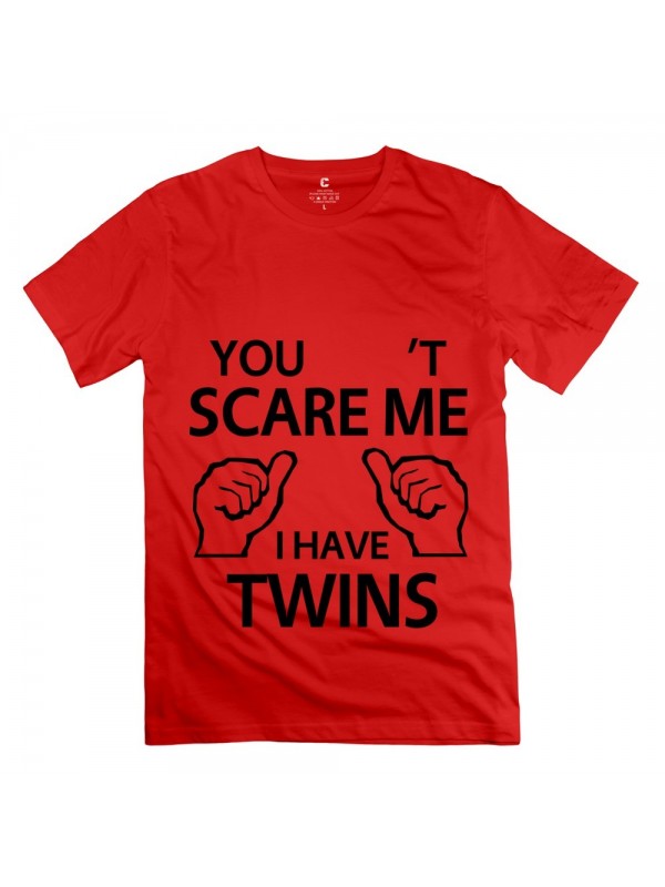 Men's Customize Cant Scare Me I Twins T-shirt