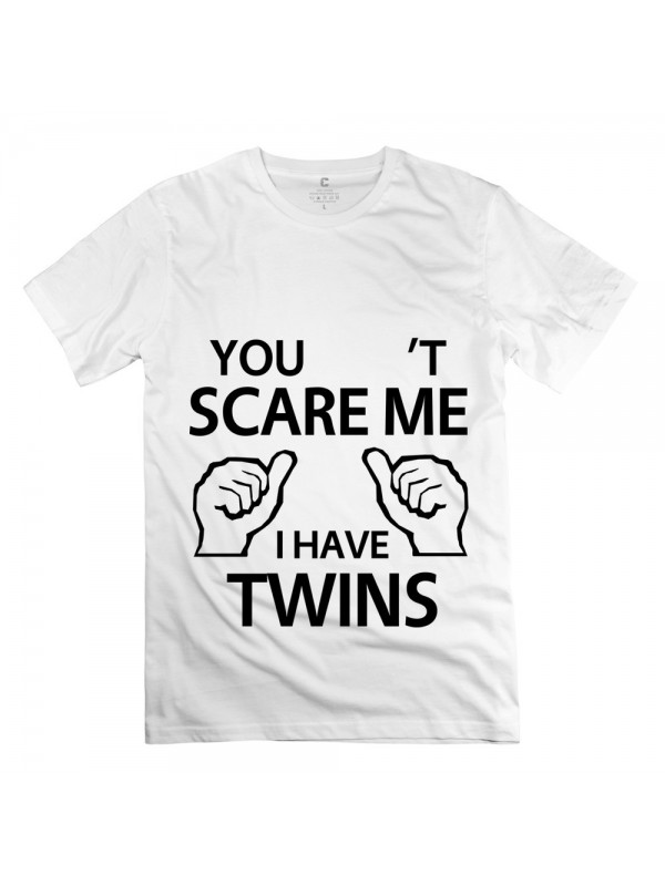 Men's Customize Cant Scare Me I Twins T-shirt