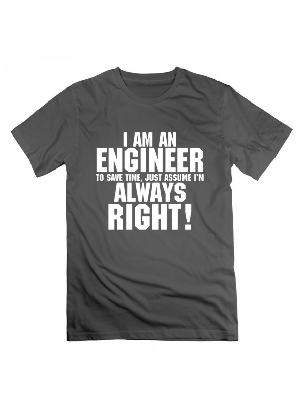 Men's Personalize Im Engineer Save Time Always Ass...